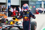 يحتفل Max Verstappen من هولندا وأوراكل ريد بُل بسباق القطب - المصدر: Getty