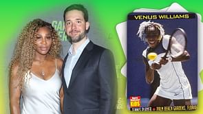 Serena Williams' husband Alexis Ohanian wishes for luck after getting his hands on Venus Williams' vintage trading card