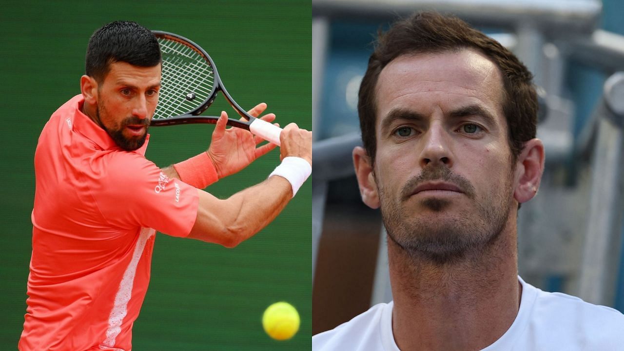 Novak Djokovic (Left), Andy Murray (Right)