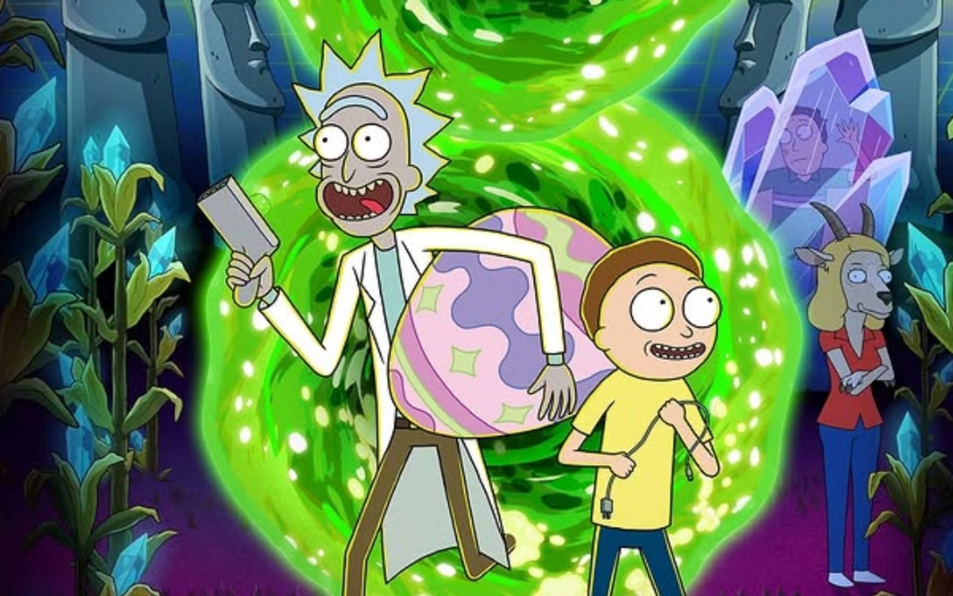 Rick and Morty partial cover (Image via Instagram/rickandmorty)