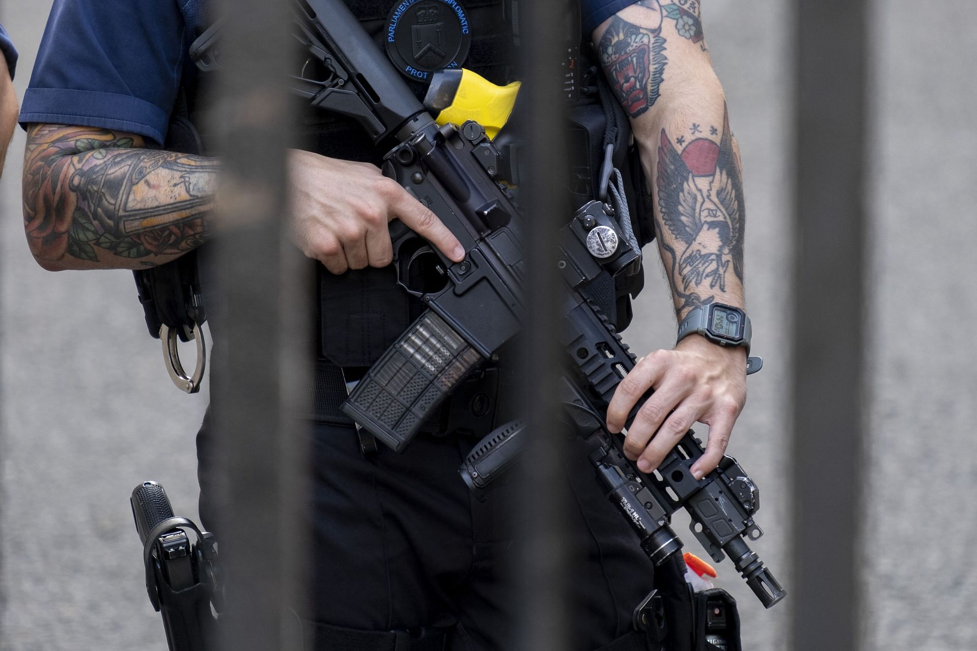 Armed Metropolitan Police In London - Source: Getty