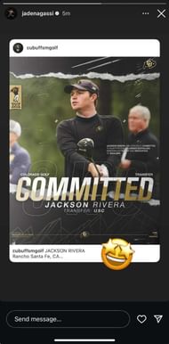 Jaden Agassi IG Story | Source: Jaden Agassi Instagram/@jadenagassi