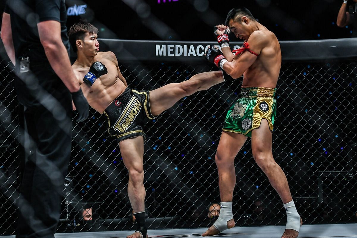 Tawanchai (left), Petchmorakot (right) [Photo via ONE Championship]