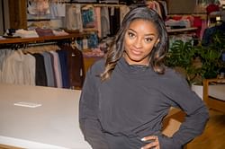Simone Biles shows off her all-black outfit while running errands amid offseason