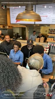 Alijah Arenas' mom Laura Govan congratulates Cedric Kyles and Anthony Anderson on their new venture (Image: IG/lauramgovan)