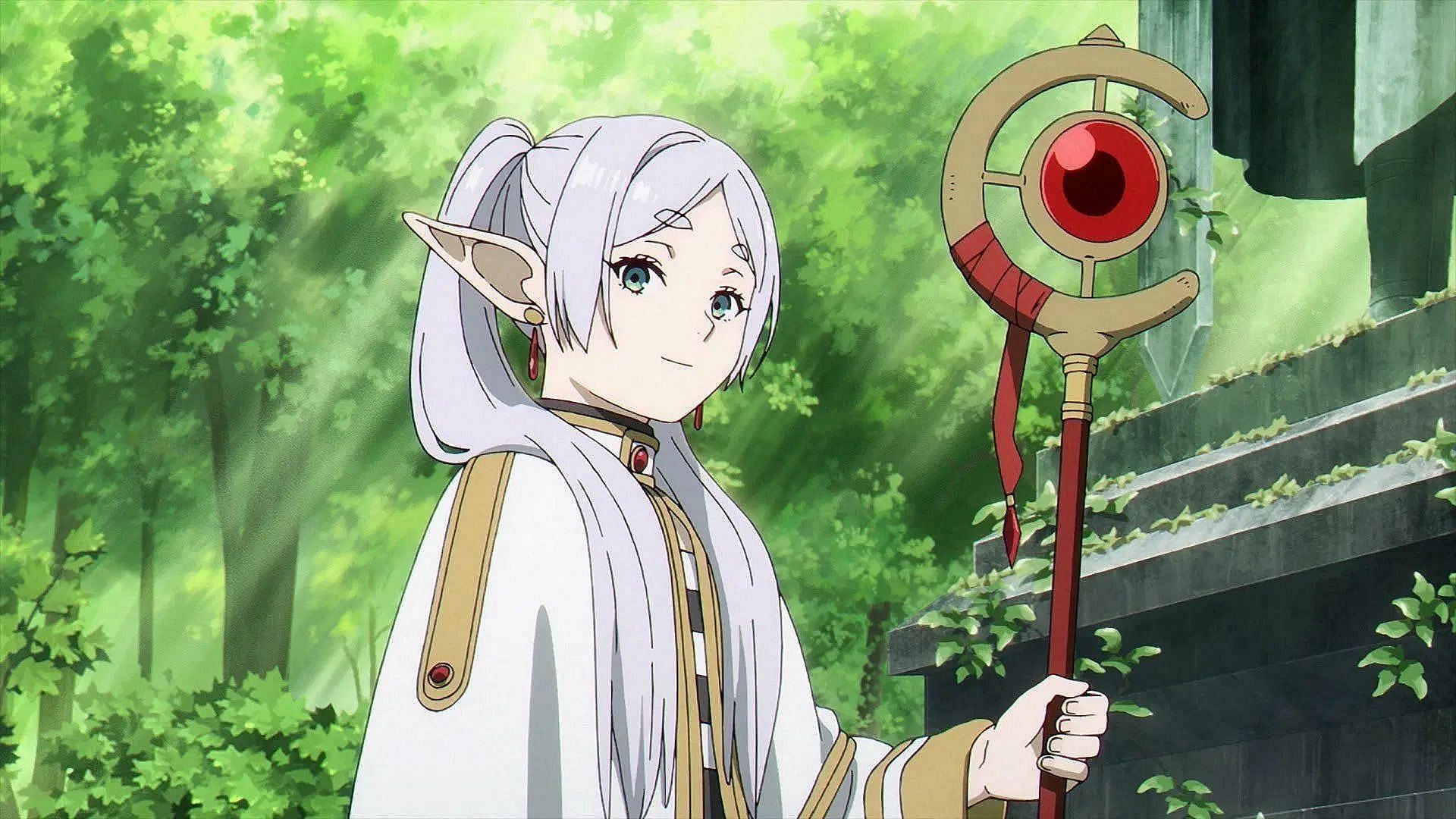 Frieren as seen in Frieren: Beyond Journey&#039;s End anime (Imaeg via Madhouse)