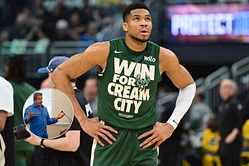Giannis Antetokounmpo can’t help but respect Sylvester Stallone for scaring off daughter’s boyfriend after he went to shake his hand