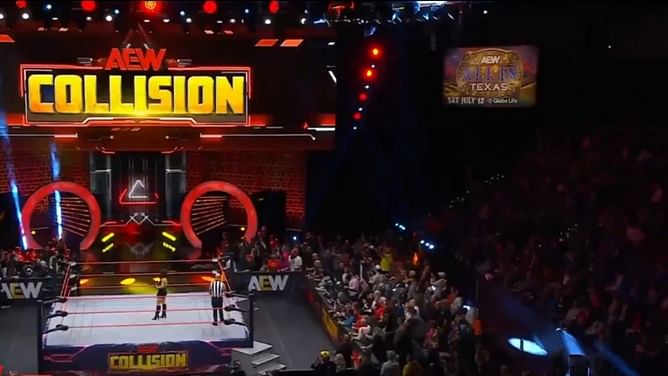 "You sick freak" - Former WWE star confronts female fan in uncomfortable moment on AEW Collision