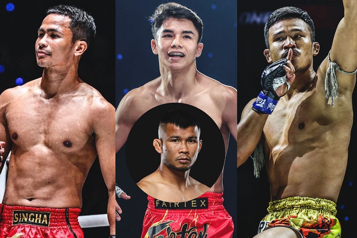 (Clockwise) Superbon, Johan Ghazali, Superlek Kiatmoo9, and Nong-O Hama.