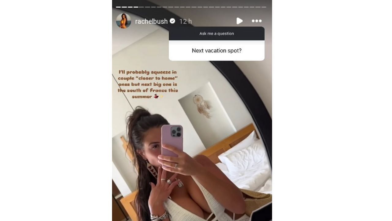 Source: (Via Instagram/ @rachelbush)