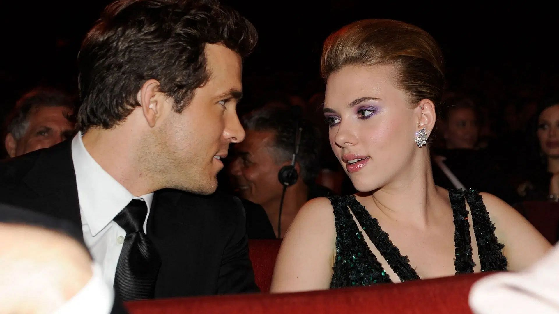 Scarlett Johansson and Ryan Reynolds at the 64th Annual Tony Awards (Image via Getty)