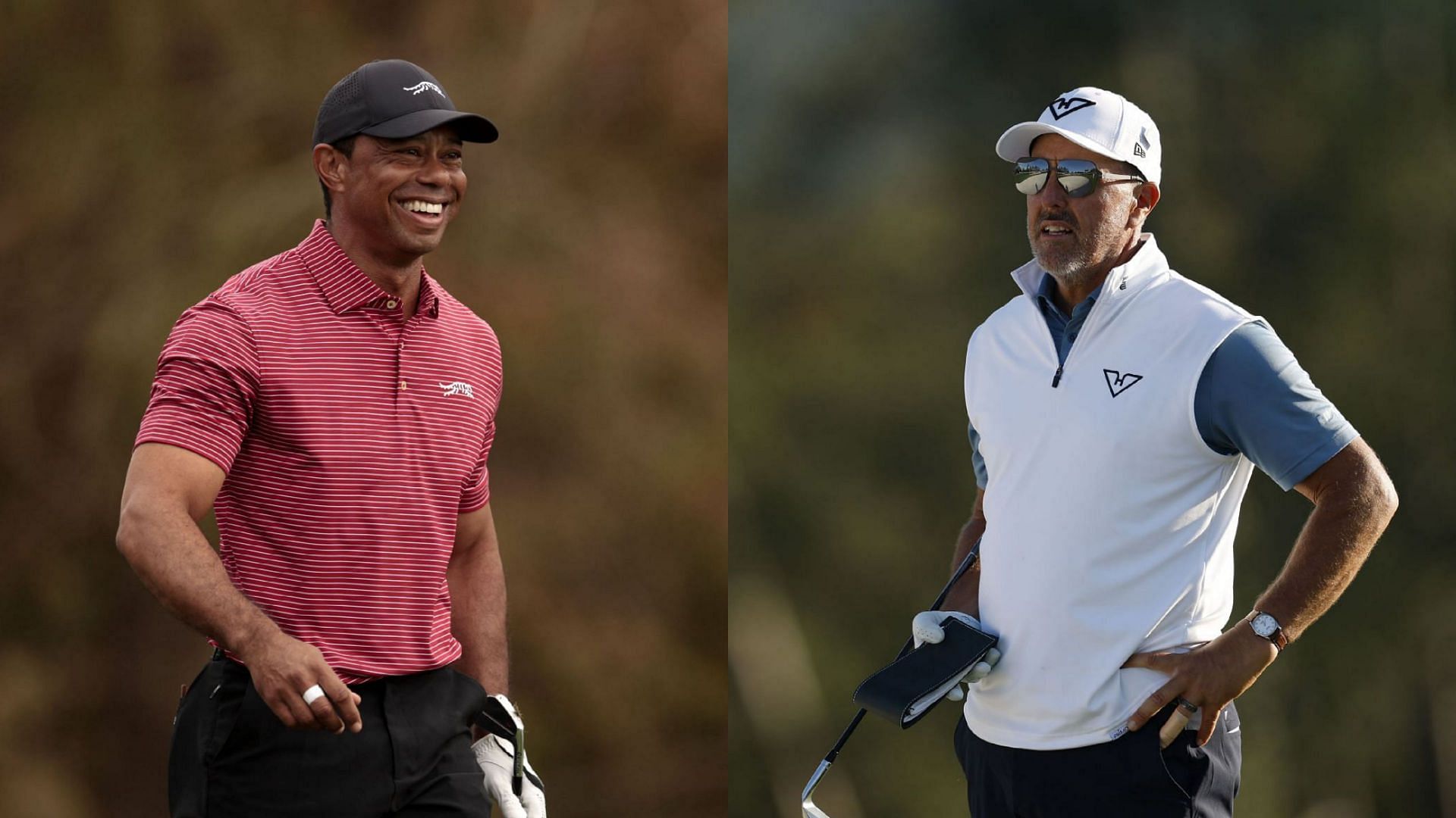 Tiger Woods and Phil Mickelson / Source: Getty Images 