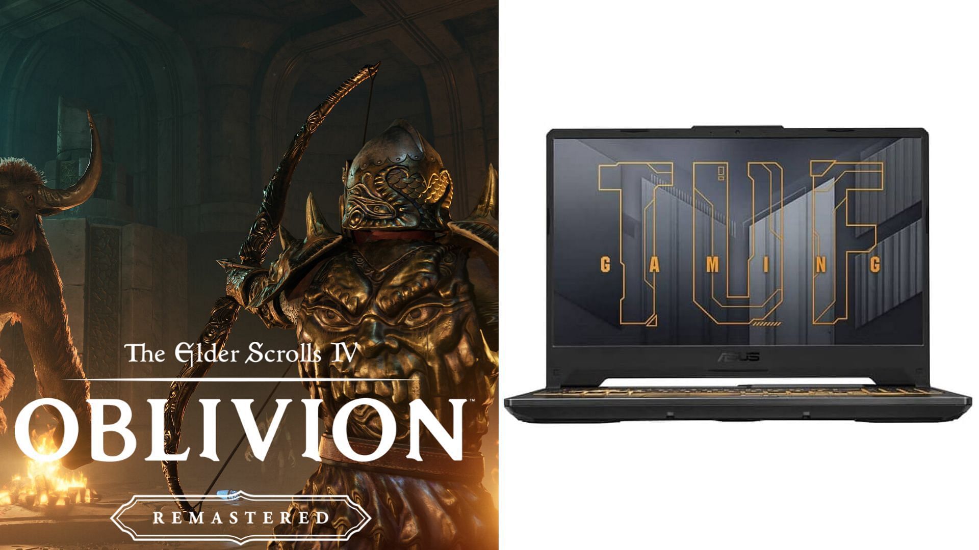 RTX 3050 laptops can play Oblivion Remastered at comfortable framerates with a few tweaks (Image via Bethesda and AmaZON)