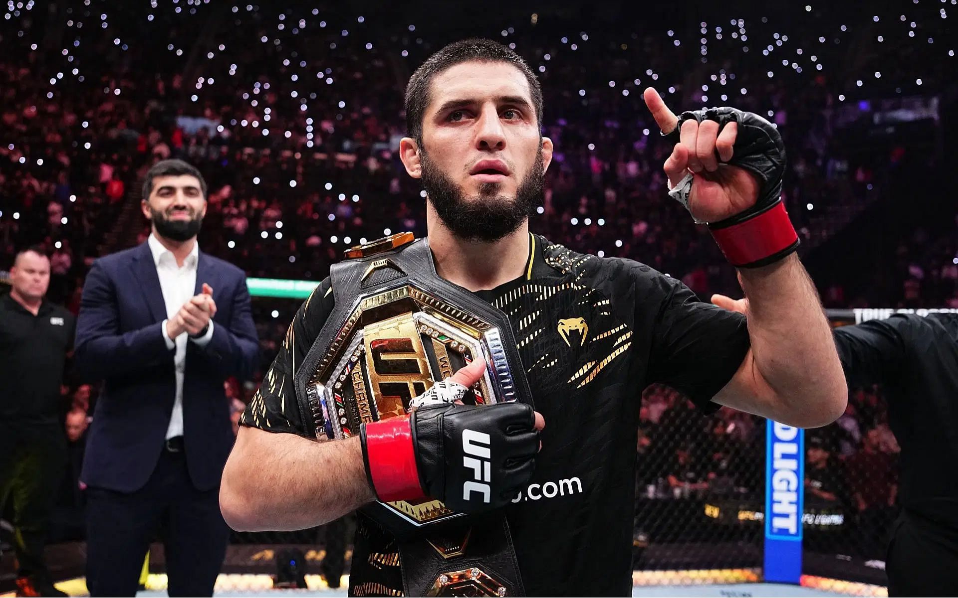 Islam Makhachev has given up the lightweight title to pursue the welterweight crown [Image: Getty]