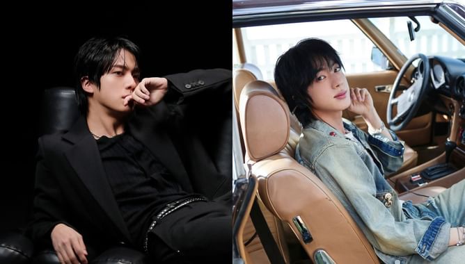 "IM GOING INSANE TODAY" - Fans praise BTS' Jin's visuals in new photo sketch for upcoming album ECHO