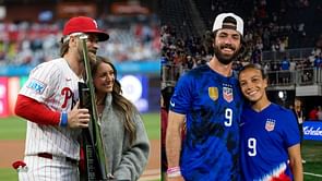 Bryce Harper, Freddie Freeman's wives and others react to Dansby Swanson's wife Mallory Pugh's major announcement