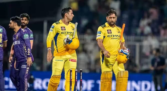 Not MS Dhoni, Anshul Kamboj finishes it off in style with a boundary in KKR vs CSK IPL 2025 last-over thriller [Watch]