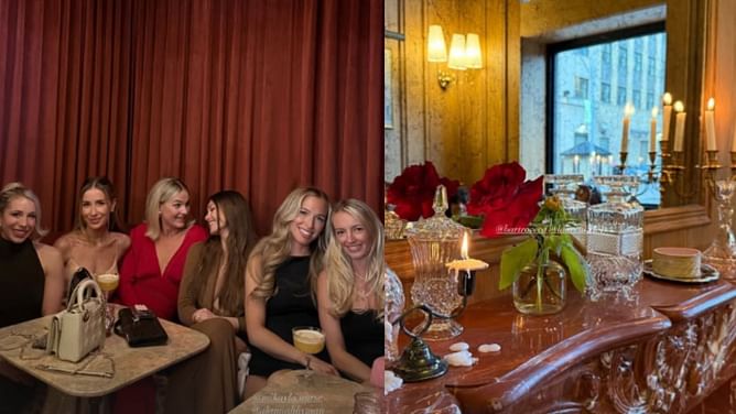 Leon Draisaitl’s fiancee Celeste drops 4-word hype message for Connor McDavid's wife Lauren Kyle's luxury bar in downtown Edmonton