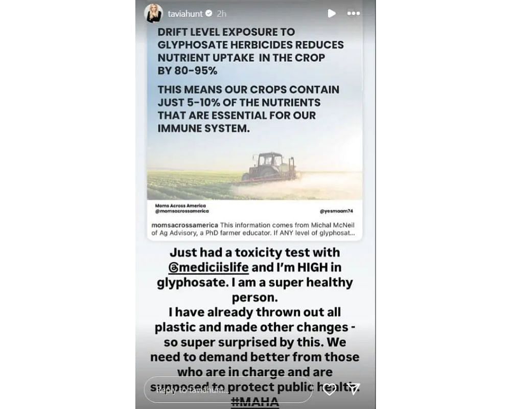 Tavia Hunt receives glaring health concern [IG/@taviahunt]