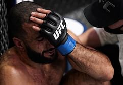 What happened to Belal Muhammad's eye?