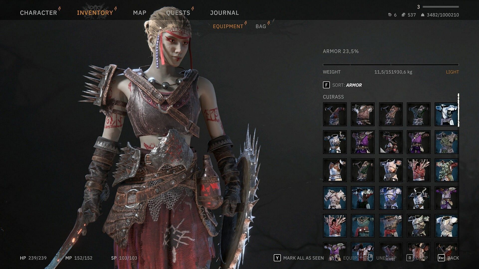 Tons of items to choose from and use (Image via Awaken Realms)