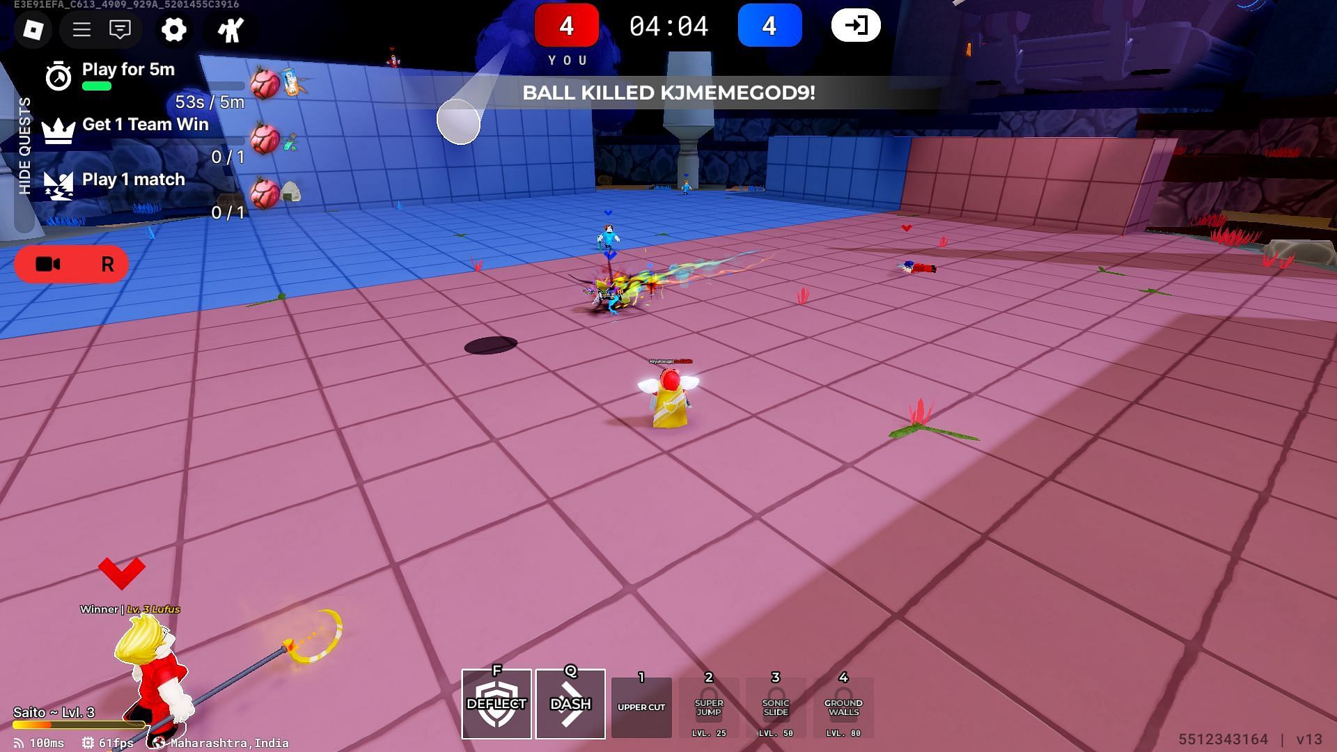 Red V Blue Event (Image via Roblox)