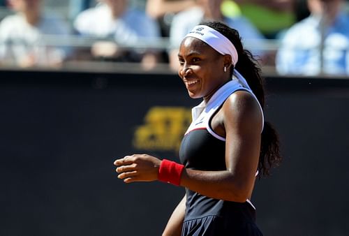 Coco Gauff at the Italian Open 2025. (Photo: Getty)