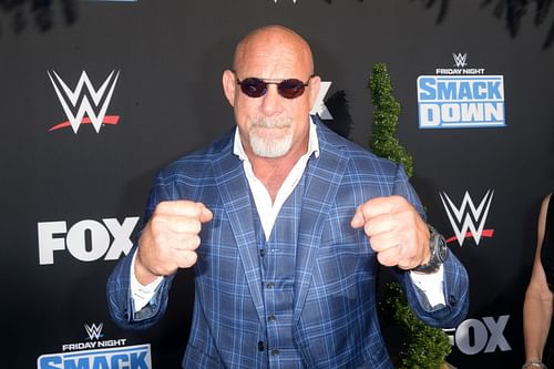 Goldberg during an appearance for WWE - Source: Getty