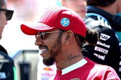 Damon Hill drops a 4-word reaction to Lewis Hamilton congratulating Ferrari team members after the F1 Imola GP