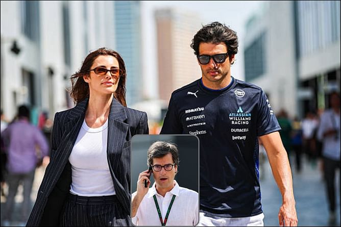 Carlos Sainz's girlfriend Rebecca Donaldson drops a 3-word IG story with his manager