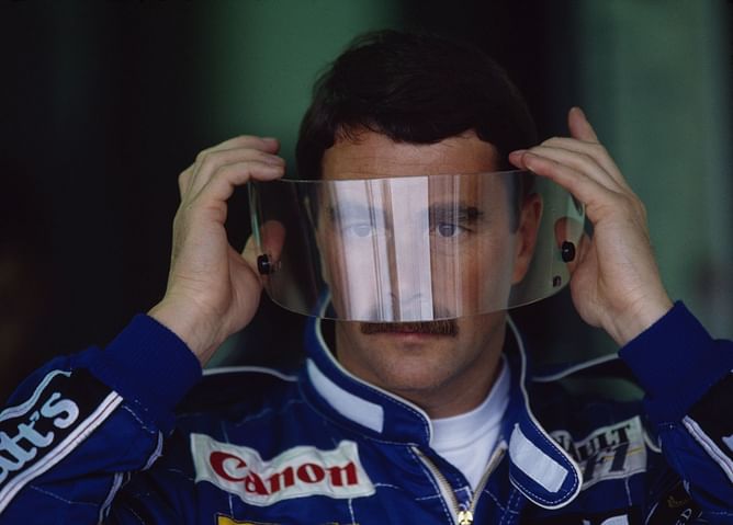 When F1 champ Nigel Mansell added his twist to Indy 500 winner's tradition
