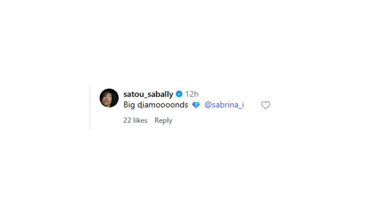 Satou Sably comments on the look