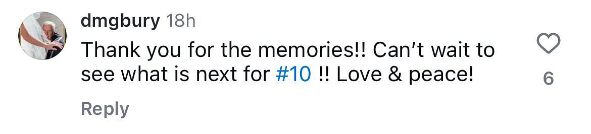 A fans wishes Diarra love and peace