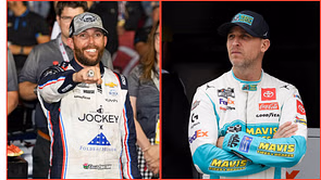 Denny Hamlin adjusts his staunch stance on Trackhouse after Ross Chastain’s shocking display at Charlotte