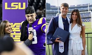 Garrett Nussmeier's sister Ashlyn drops 3-word reaction to LSU standout's big achievement with OT Will Campbell