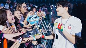 "So thoughtful" — Fans praise BTS' j-hope for wearing gloves during fan interaction at HOTS Jakarta stop, out of respect for Muslim customs