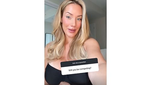 Paige Spiranac opened up on her return to golf after so long (Instagram/grassleague)