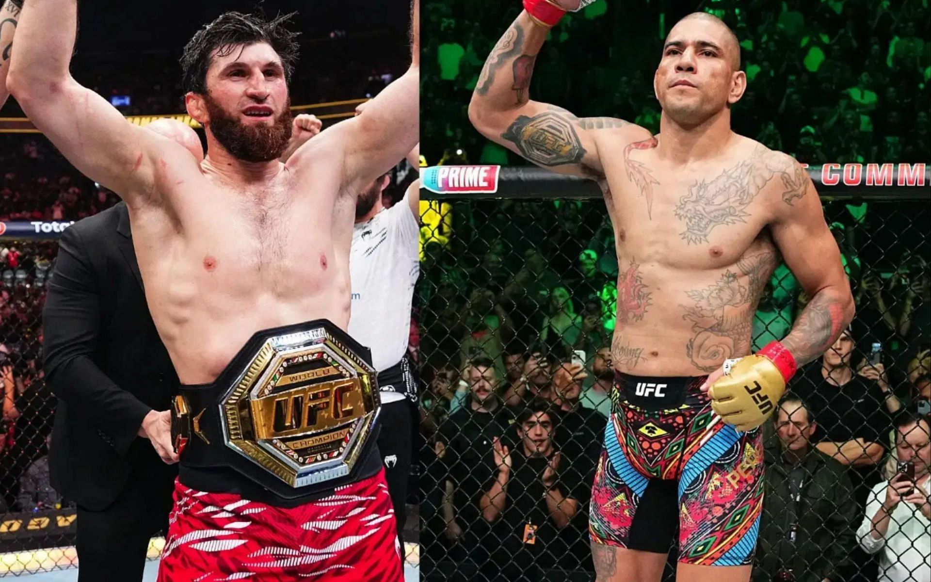 Magomed Ankalaev is struggling to book a rematch against Alex Pereira. [Images courtesy: Getty]