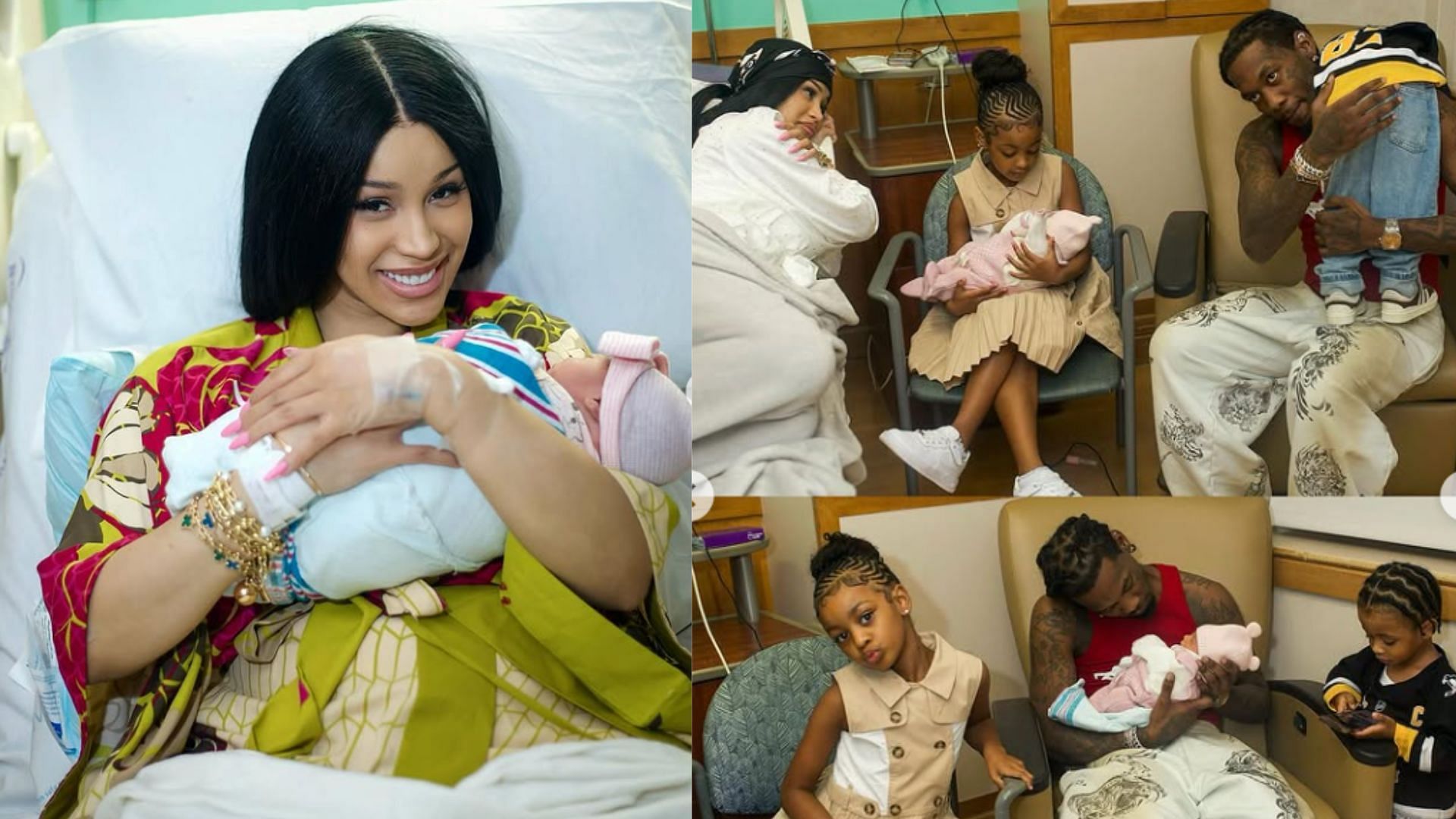 Cardi B&#039;s Instagram post after the birth of her daughter, Blossom (Image via Instagram/@iamcardib)