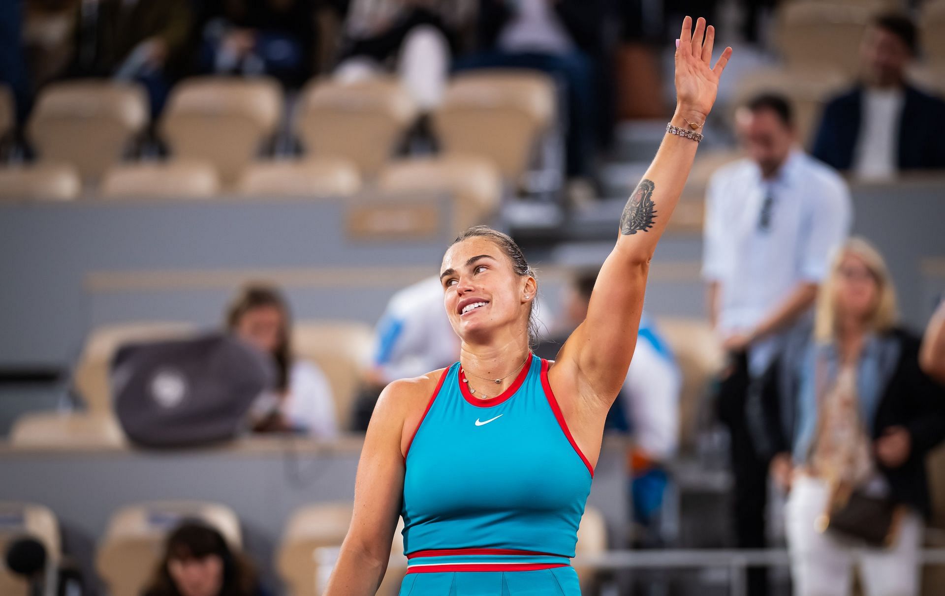 Aryna Sabalenka at the 2025 French Open - Image Source: Getty