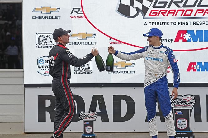 "That Alex Palou guy makes it hard, man": Will Power feels bittersweet after season-best IndyCar qualifying at Barber