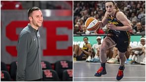 Butler assistant coach Connor McCaffery turns up to support GF Caitlin Clark at Indiana's season opener