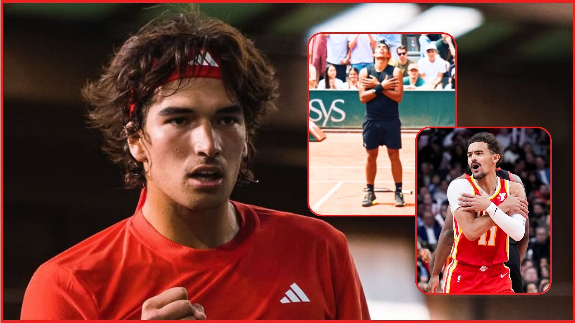Henrique Rocha emulating Trae Young- Image Source: Getty