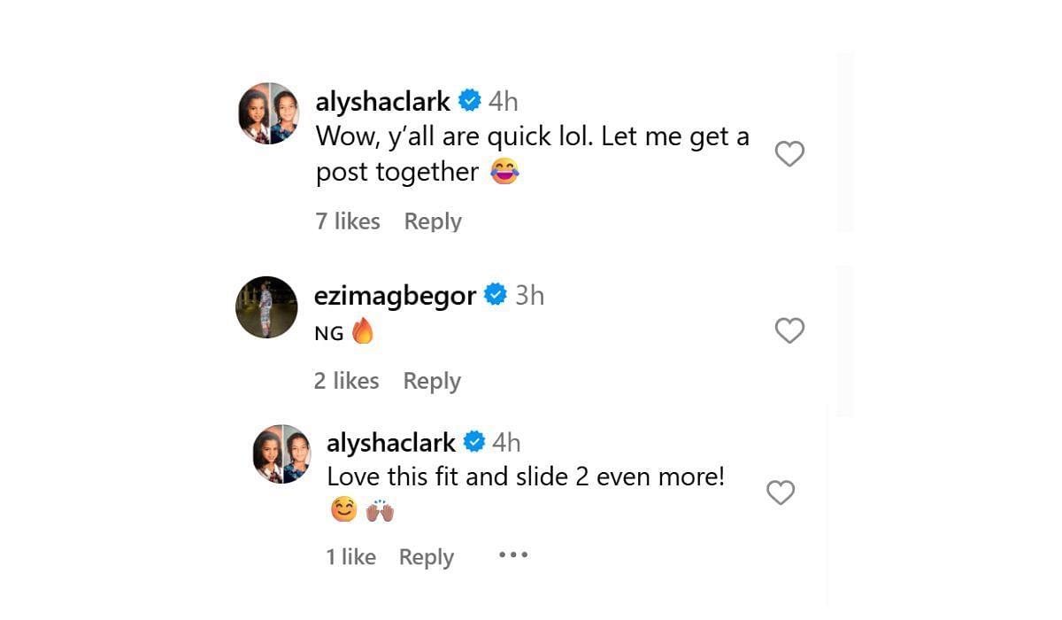 Nneka Ogwumike&#039;s Strom teammates react to her post on Instagram