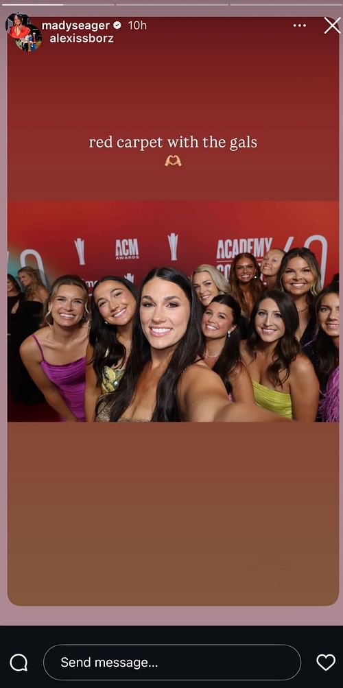 Madisyn Seager's Instagram Story