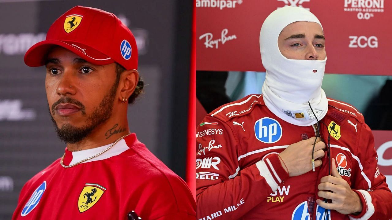 Lewis Hamilton [L] Charles Leclerc [R] [Image Source: Getty]