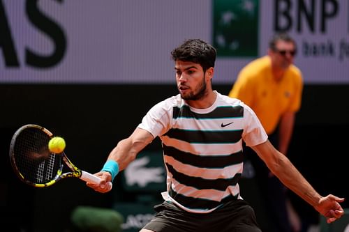 Carlos Alcaraz at the French Open 2025. (Photo: Getty)