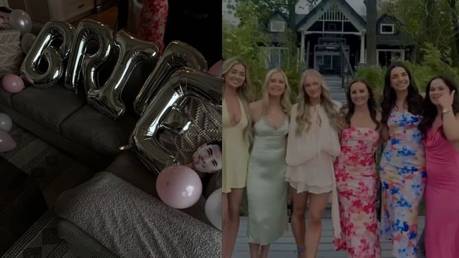 In Photos: Ahead of summer wedding, Nick Suzuki’s fiancee and bride-to-be Caitlin's enjoys girls weekend trip to Grand Bend