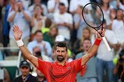 How did Novak Djokovic play today? Comparing Serb's French Open 2R performance with Carlos Alcaraz & Jannik Sinner