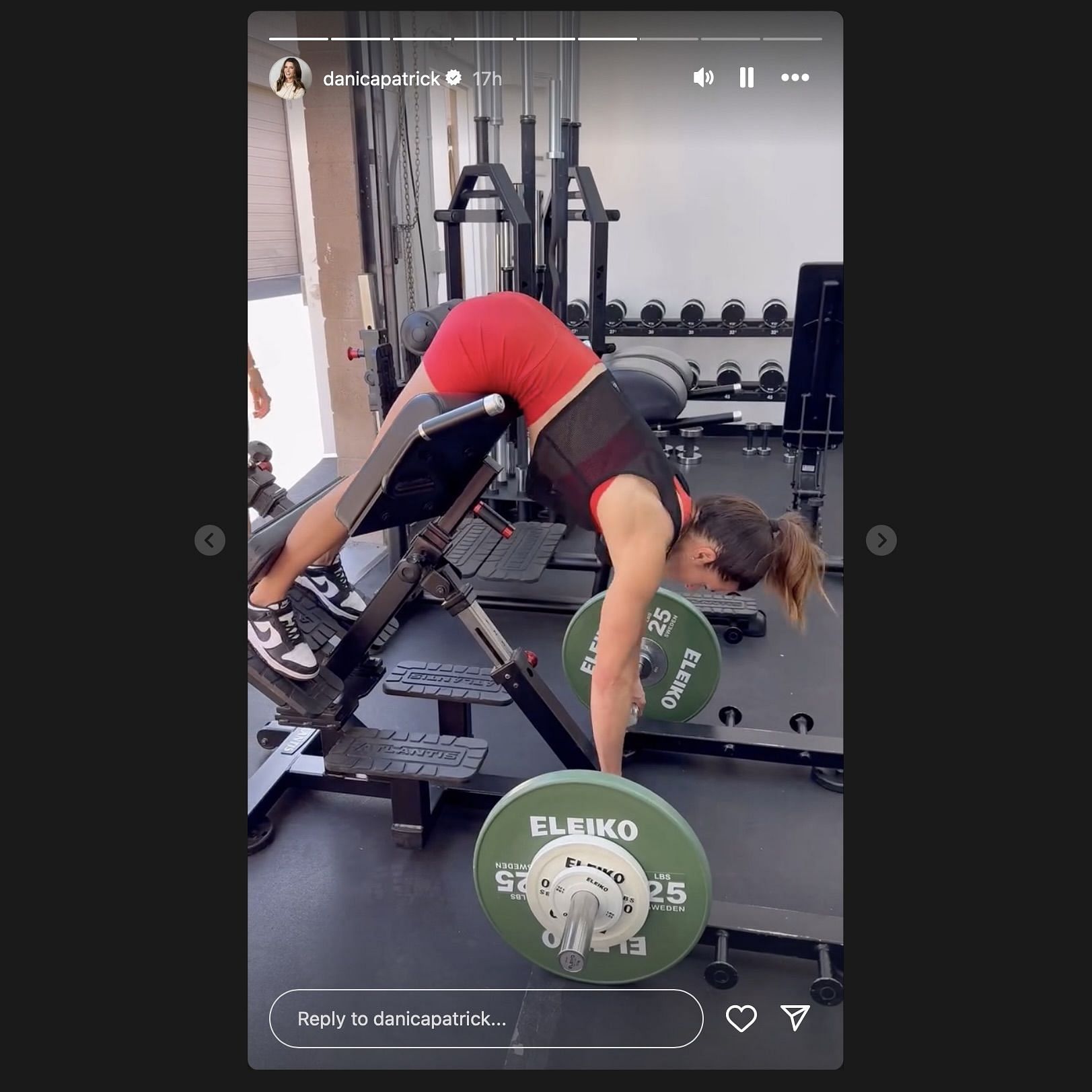Screen grab from Patrick&#039;s Instagram story [via Instagram/danicapatrick]